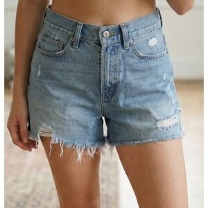 BDG Urban Outfitters High Rise A - Line Distressed Denim Shorts Womens Size 26